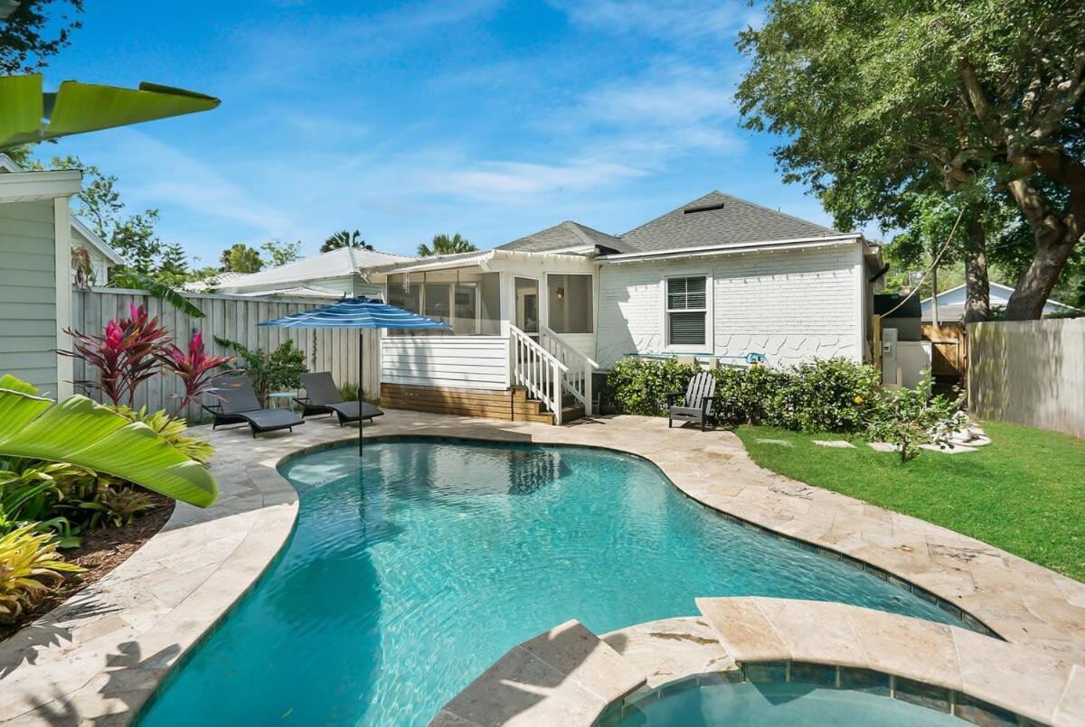 Charming Cottage W Pool, Walkable To Downtown St. Augustine Bagian luar foto
